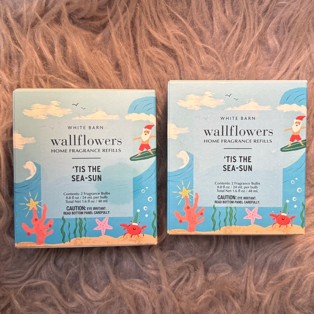 BBW TIS THE SEA-SUN WALLFLOWER REFILLS LOT OF 2 NWT